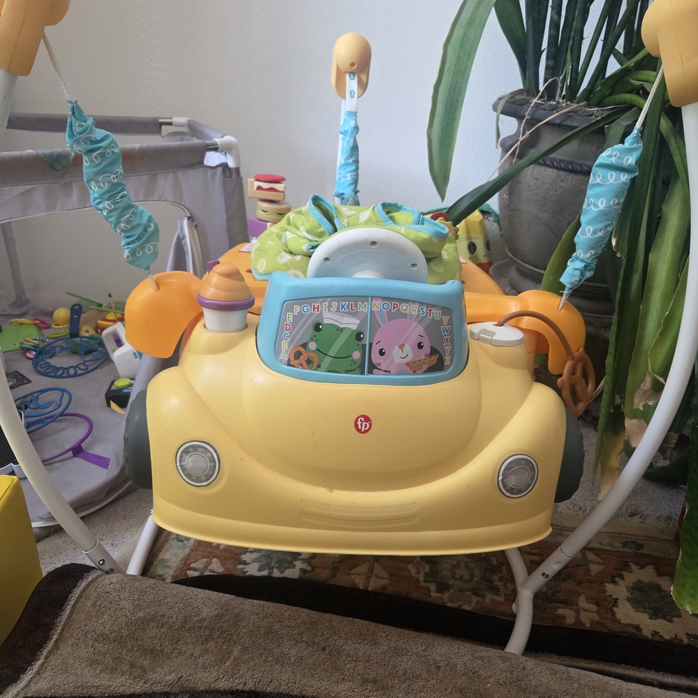 Fisher-Price Yellow and Orange Learning Activity Center